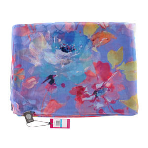 Vince Camuto Floral Sheer 26" x 72" Oblong Scarf #VC3004V